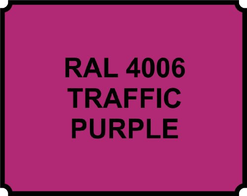 wlw TRAFFIC PURPLE PAINT - HEAT RESISTANT - 400ML AEROSOL SPRAY PAINT CAN GLOSS