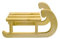 Everflag Deko Schlitten aus Holz - Handarbeit
