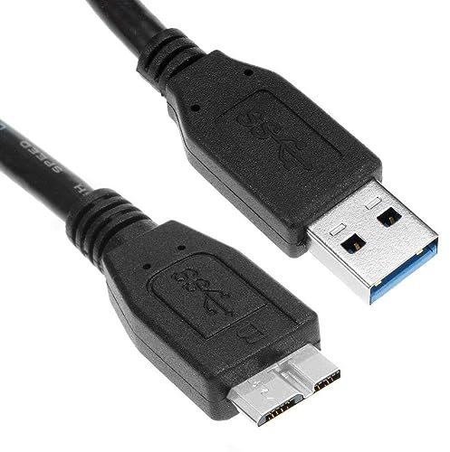 DragonTrading Câble USB 3.0 de rechange pour disque dur externe Transcend StoreJet - Compatible StoreJet 25M3, 25M3S, 25H3, 25H3P - USB 3.0 Micro-B vers USB-A