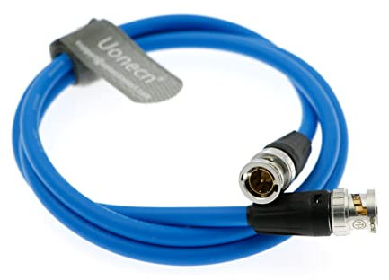 Uonecn HD-SDI Video Koaxialkabel 12G 75 Ohm BNC Stecker auf Stecker für 4K Videokamera 1M…