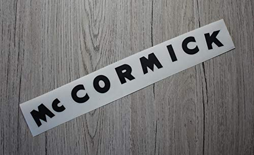 IHC MC CORMICK Aufkleber für Sitzschale Traktor Logo Emblem Sticker Label schwarz