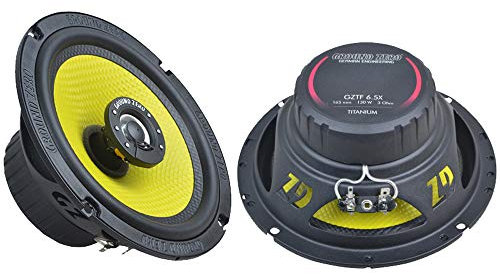 Ground Zero Lautsprecher GZTF 6.5X 260W 165mm 2 Wege Koax passend für Honda Civic VIII (FK/FN) 2006-2012 Türen vorne