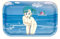 Premium Metal Tobacco Rolling Tray 10 x 6 inch (Blue Anime)
