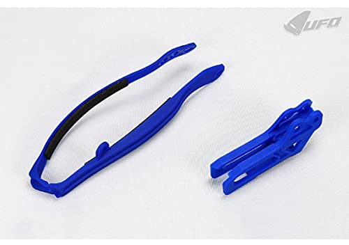 UFO PLAST Kit cruna Catena+Fascia Forcella Blu Yamaha YZ 250 2009-2014