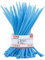 100x Paquet de colliers de serrage 4.8 x 300mm Maille renforcée, Protection UV, Bleu