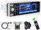 Podofo RDS AM Autoradio 1 Din con 5,1 Pollici IPS Touchscreen con Schermo Bluetooth Vivavoce Stereo Auto Radio, FM, 4 Porte USB, Collegamento Speculare, Telecamera per Retromarcia e Microfono