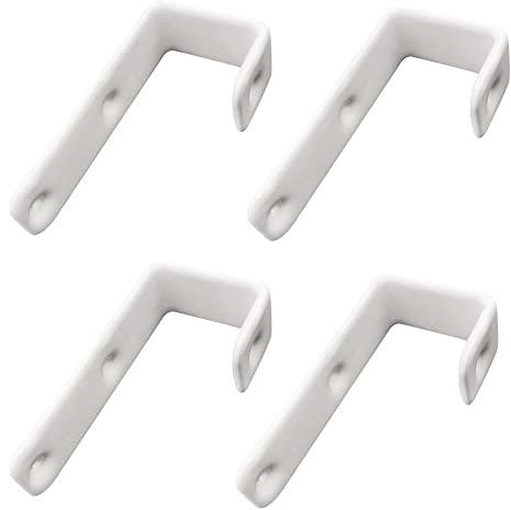 4 Stück PVC-beschichtete Bett-Leiter-Haken, Eisen-Etagenbett-Leiter-Haken, Klammern, robuste Hakenhalterungen für Bett-Dekorationswerkzeug