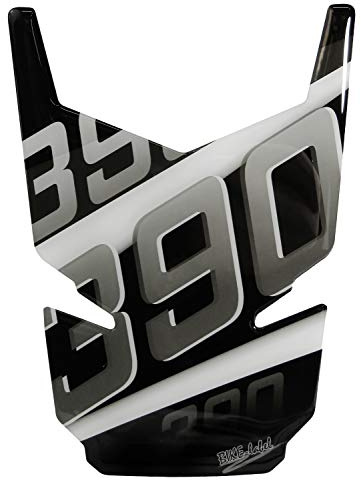 BIKE-label Tank Pad 3D Paint Protection Black Grey Compatible with KTM 390 Duke X502543