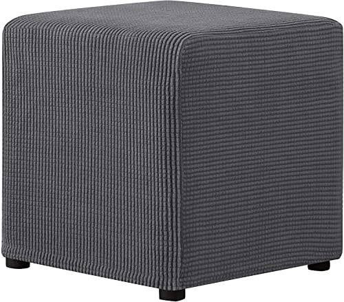 Hockerbezug Rund/Quadratisch/Rechteckig 40x40 Ottoman Cover Ottomane Schonbezug Hocker Hussen für Fußhocker Stretch Ottomane Abdeckung Hocker Protector Hockerabdeckung ( Color : #3 , Size : 45x45cm )