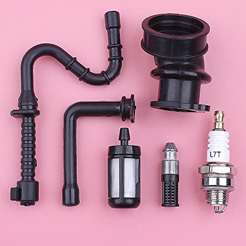Heizölfilterleitung Schlauch Ansaugkrümmer Zündkerze für kompatibel mit Stihl MS361 MS 361 Kettensäge Ersatzteil