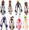 Siren Head Mini Figuren Set, 6 PCS Siren Head Figuren Kuchen Dekoration Cake Topper Kinder Geburtstagsdeko Cupcake Topper Torten Dekoration Geburtstag Party Cake Topper Thema Party Supplies