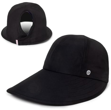Ponyflo Sunblocker Wide Brim Hat-Black Oprah Daily