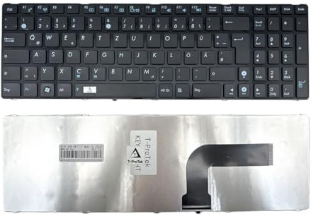 T-ProTek Teclado negro Versión 1 compatible con ASUS A53SD, A53S, A53V