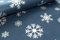 Kathmandu Valley Co. Geschenkpapier, handgefertigt, aus Lokta-Papier, Weihnachts-/Winterurlaub, festlich, Vintage-Geschenkpapier, 50,8 x 76,2 cm, 10 Blatt Hergestellt in Nepal (Midnight Snowfall)