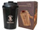 Taza termo de café para llevar, antiderrame y anticaída, vaso termico reutilizable de acero inoxidable antigoteo, 350ml, innovador sistema antivuelco