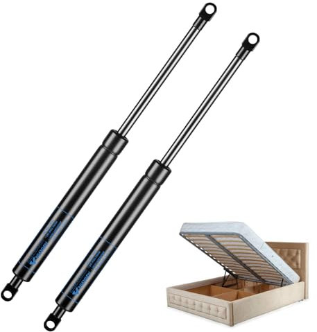 ARANA Universal Gas Struts, 500MM 500N Gas Springs Absorber Shock Replacement for Ottoman Bed Heavy Duty Boat Cover Hatch Lid Tool Toy Wooden Storage Box Window and DIY Scene,(M8 Heads 8mm Eyelet),2X