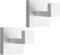 YUET 2 Piezas Gancho Toalla Acero Soporte Pared Acero Inoxidable 304 Toallas de Baño Colgador Cocina Percheros Toalleros Garaje Montaje (Blanco)