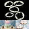 Lot de 5 emporte-pièces en forme de nuage en plastique pour décoration de gâteaux Impression 3D