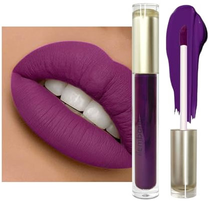 ilembane Rouge à lèvres liquide violet : couleur à lèvres longue durée, résistante à l'eau et aux taches avec formule non transférable (Purple Potion)