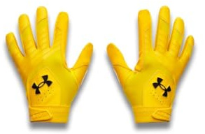Under Armour Men's Clean Up Baseball Gloves, (790) Campus Gold/Campus Gold/Black, Large