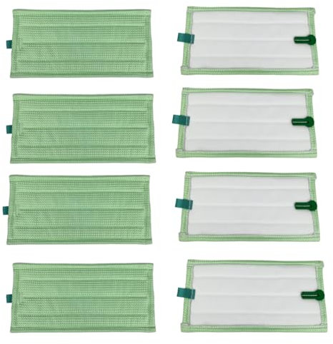 8x Tücher Reinigungstuch Wischtuch Wischer Kompatibel mit Vorwerk Tiger Kobold SP 600