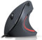 TechRise Mouse Verticale, Mouse Ergonomico con Filo da 1000-6400 DPI, Protegge il Braccio, 6 Pulsanti, Illuminazione LED, Mouse Silenzioso con Cavo USB da 1.5m, per PC, Computer, Portatile, Mac-Grigio
