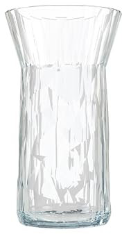 Koziol Karaffe Superglas CLUB CARAFE 250 ml Transparent Modern Facettendesign Spülmaschinengeeignet