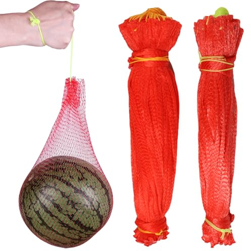 Melonen-Hängematte Für Spalier, 100 Stück 45cm Wassermelonen-Stützbeutel Mit Kordelzug, Robustes Melonennetze, Wiederverwendbare Wassermelonennetze, Für Rankgitter, Vertikaler Gartenanbau, Honeydew