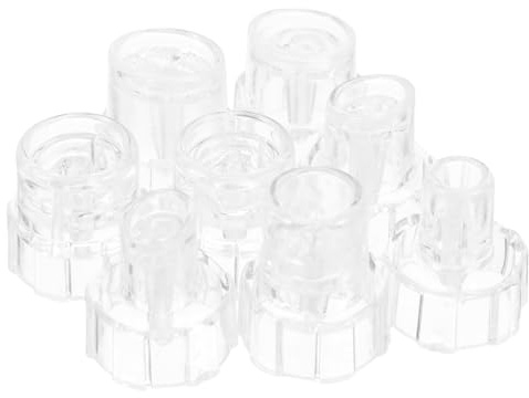 8pcs Facial Suction Machine Tips Replacement Cleaning Accessory | Plastic Build, Portable Use, Gentle Skin Contact, Machine Supplies for Face Cleaning