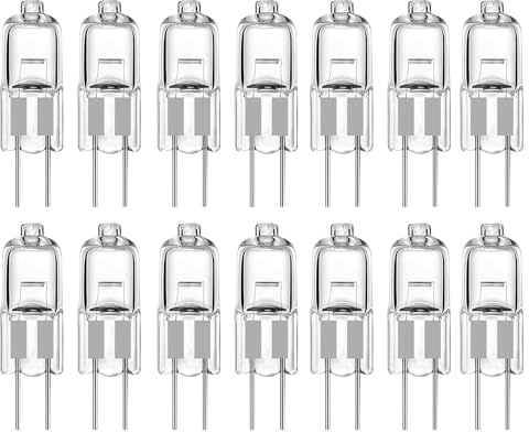 Aihoom Halogenlampen, G4, 12 V, 10 W, Warmweiß, 2800 K, 160 lm, Stiftsockel, dimmbar, für Dunstabzugshaube, Küche, Wohnzimmer, Schlafzimmer [Energieeffizienzklasse G]