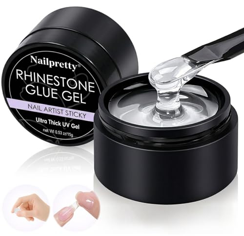 2 X 15 Ml Solide Colle Faux Ongles, Ultra-Forte Colle à Ongles, Solide Gel AdhéSif Nail, AdhéSif à Durcissement Rapide, Transparent, Press-On Et Diy Nail Art à Domicile Ou En Salon