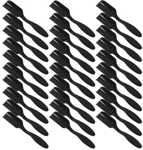 POPETPOP Set 50 Pezzi di Palette per Terriccio Nero in Plastica per Piante Grasse Design Compatto, Facile da Usare per Piantagione Indoor e Vaso