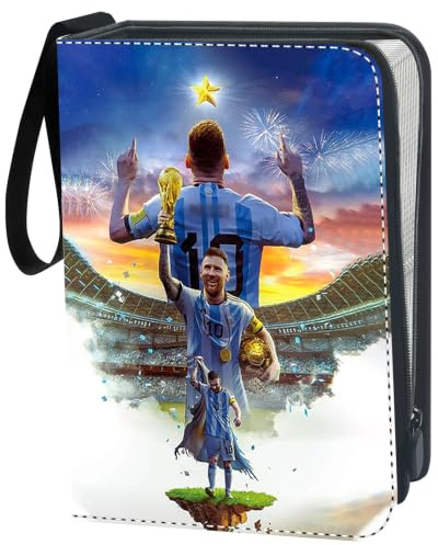 Fussball Sammelkarten Album,Fussball Sammelalbum 55 Seiten 440karten,Sammelkartenbuch Zum Herkules-Cup，Fußball-Superstar-Stil Sammelalbum für Karten，Geeignet zum Sammeln durch Kinder ab drei Jahren