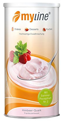 Inkospor Myline Eiweiß, Himbeer-Quark, 1er Pack (1 x 400 g Dose)