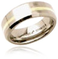 Boccia Damen-Ring Titan gold Gr.58 0114-0158