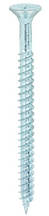 TIMco 10212CWZ PZ2 CSK BZP Twin Woodscrew 10 x 2 1/2 - Zinc Plated (Box of 200)