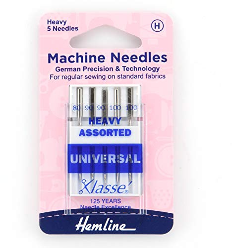 Hemline Sewing Machine Needles Size Heavy Universal H100.992