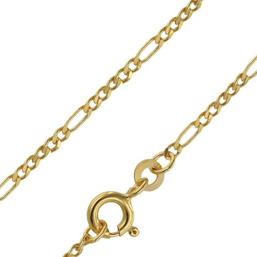 trendor Goldkette 333 Gold für Damen und Herren Figaro Diamantiert 71811 45 cm