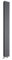 Milano Aruba Anthracite Vertical Double Oval Panel Radiator - 1780mm x 236mm