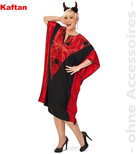 Kostüm Teufel Kaftan, Poncho, Einheitsgröße