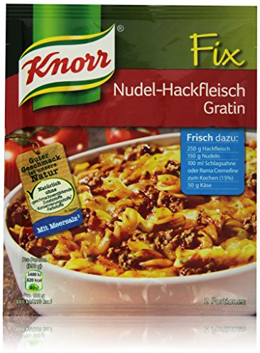 Knorr Fix Nudel-Hackfleisch Gratin, 36g