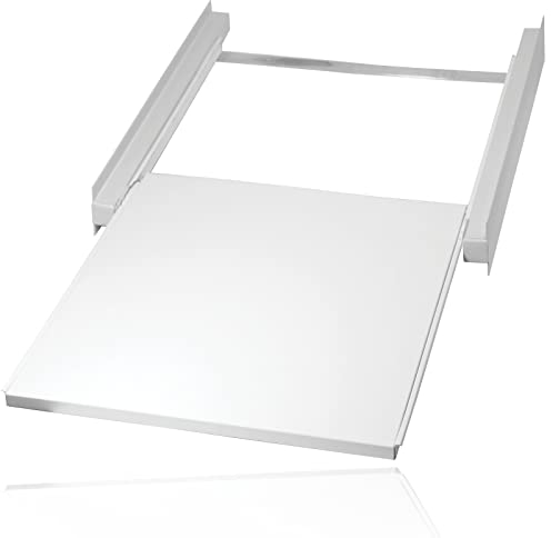 SPARES2GO Shelf Stacker Stacking Tray Kit Pullout for Samsung Washing Machine/Tumble Dryer