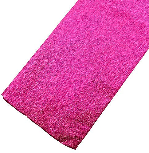 PAPEL PINOCHO STARPLAST - Pack de 6 Papel crepé o pinocho, 50 x 100 cm, para manualidades, decoración o fiestas - Fucsia metalizado