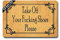 IFHUH Take Off Your Shoes Please Doormat Funny Welcome Mat Front Door Mat Rubber Non Slip Backing Funny Doormat Indoor Outdoor Rug 23.6 in(W) X 15.7 in(L)