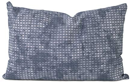 GIRAFFENLAND Lavendelkissen 30x20cm, grau-blau + Bio Inlett Natur - Bio-Lavendelblüten - Duftkissen Kräuterkissen