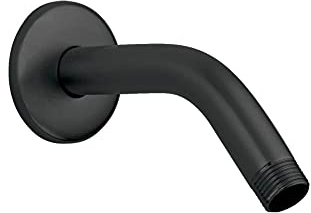 hansgrohe Raindance Premium 6-inch Modern Showerarm in Matte Black, for Wall Mount Shower Heads, 27411673
