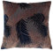 Paoletti Palm Grove Cushion Cover, Blush/Navy, 50 x 50 cm