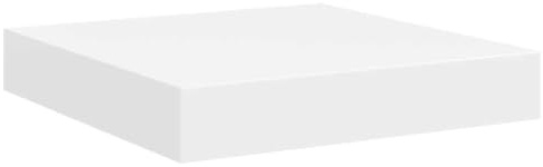 vidaXL Floating Wall Shelf White 23x23.5x3.8 cm MDF
