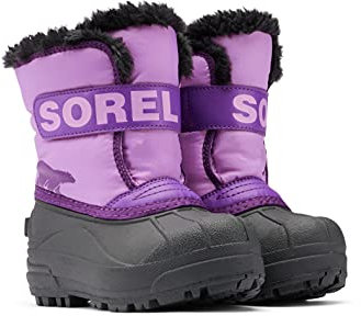 Sorel KIDS SNOW COMMANDER Schneestiefel für Unisex Kinder, Lila (Gumdrop x Purple Violet) - Toddler, 21 EU