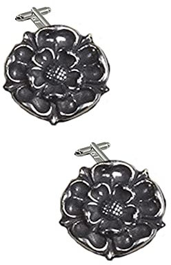 ww67 Tudor Rose Made From Fine English Pewter Cufflinks